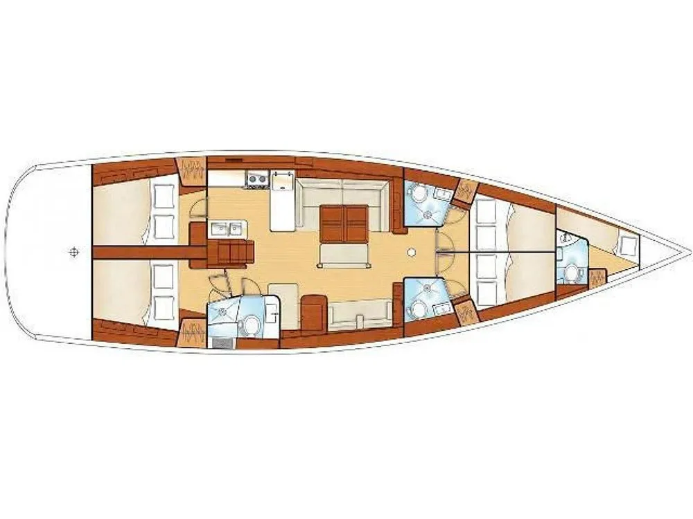 Oceanis 54 Angelina — фотография яхты 6