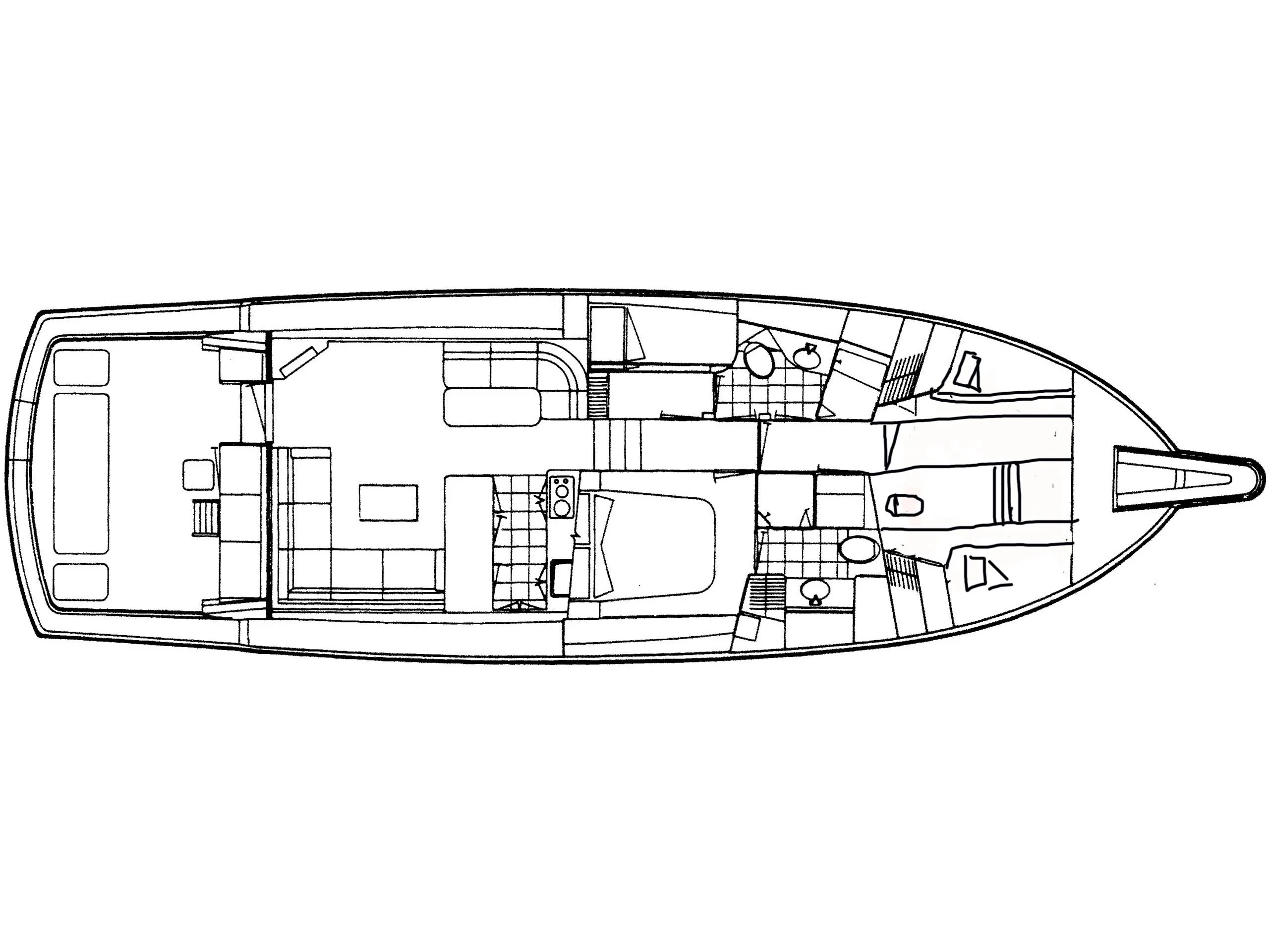 Hatteras 50 Convertible Tipejyas — jahifoto 20