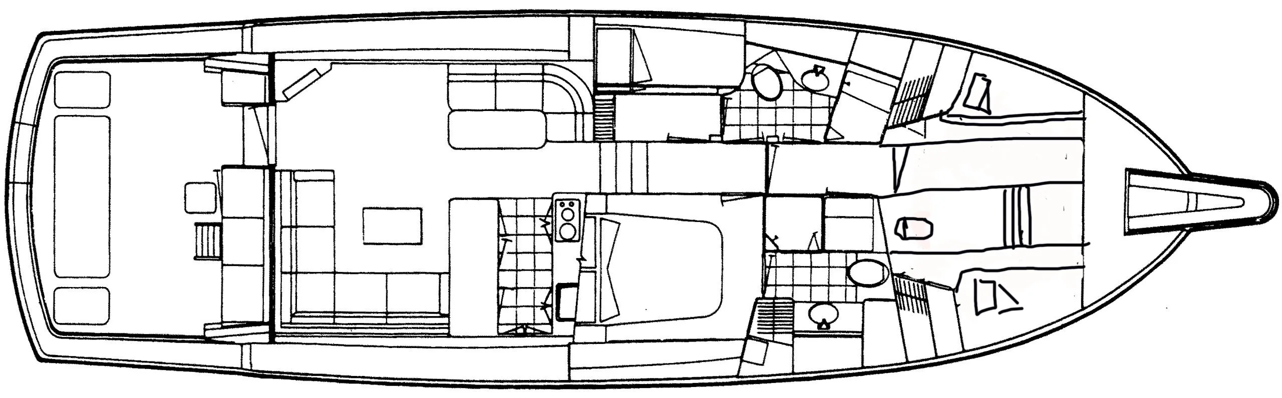 Hatteras 50 Convertible Tipejyas — jahifoto 11
