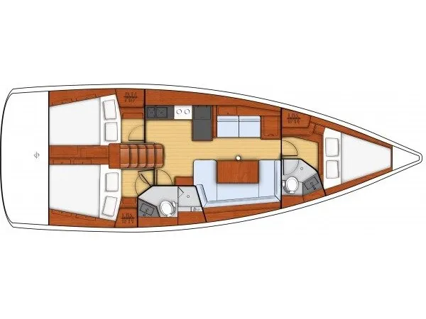 Oceanis 41 Katalina — jahtikuva 2