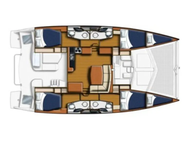 Leopard 44 La Luna (Radazul) — fotografie jachty 3