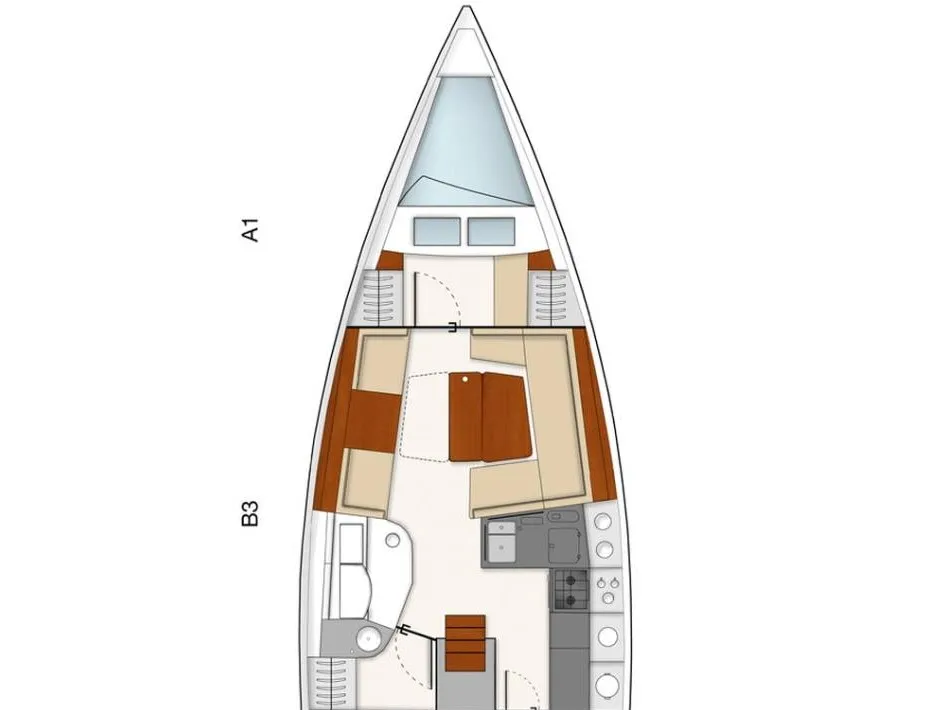 Hanse 385 Kon-Tiki — фотография яхты 5