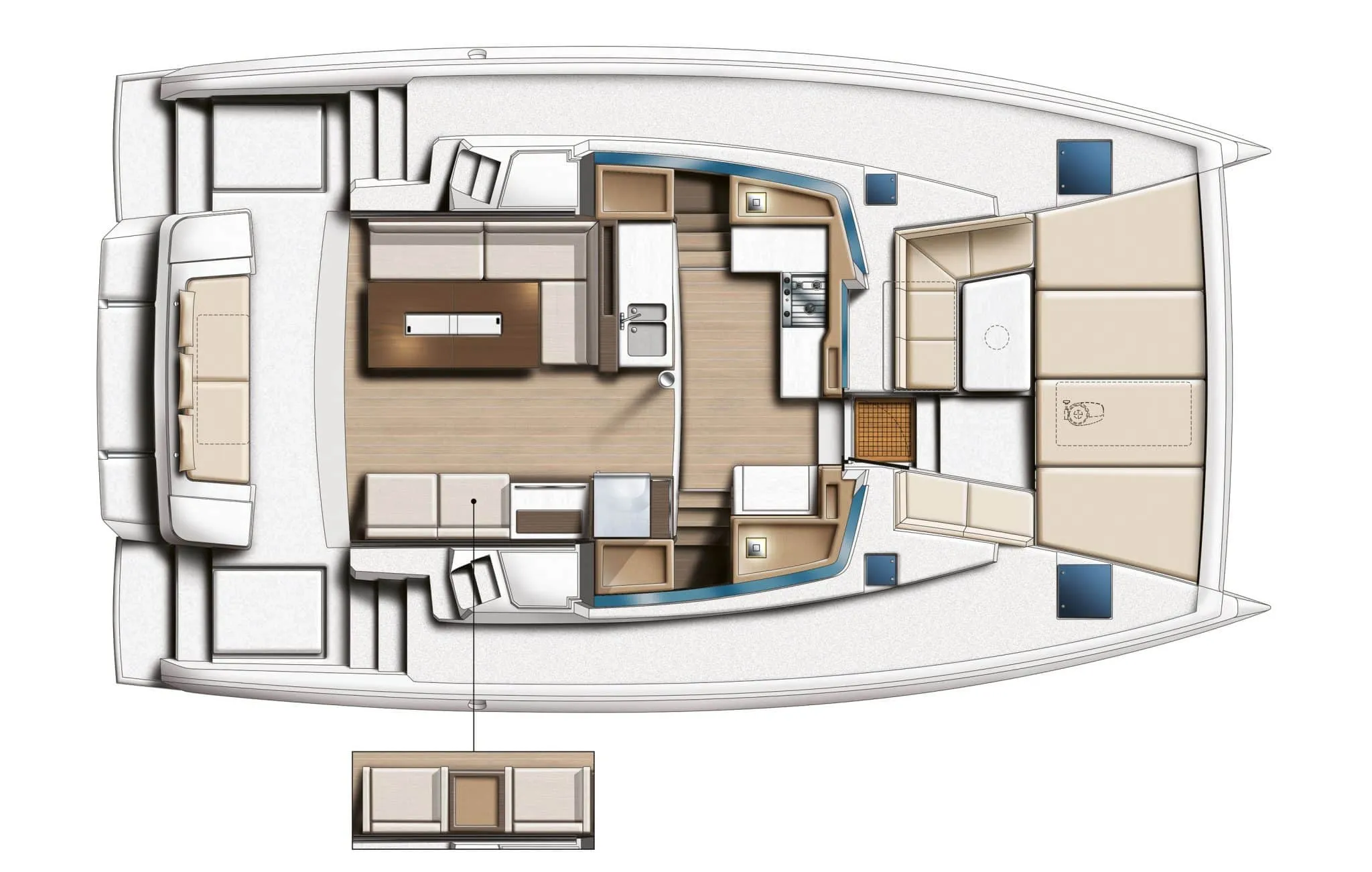 Bali 4.2 Honey Meadows — yacht photo 5