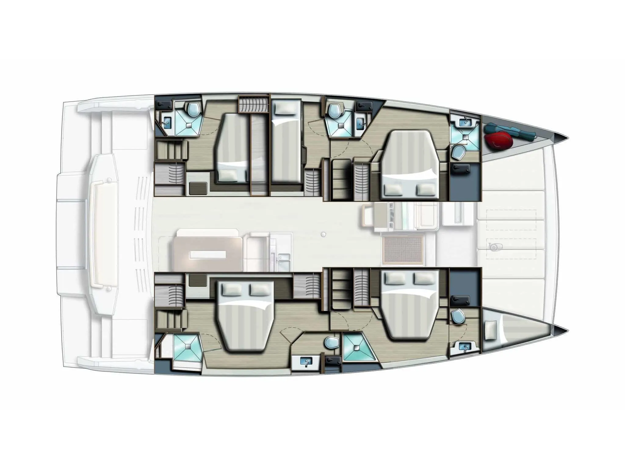 Bali 4.8 Nereid - Skippered — фотография яхты 9