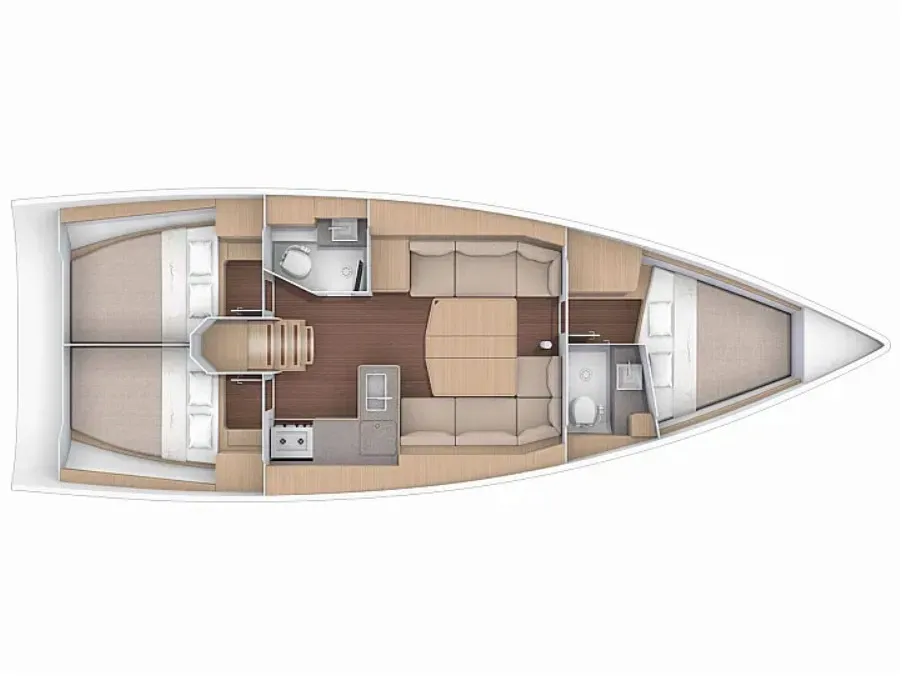 Dufour 390 Grand Large ΙΝΟ — foto dello yacht n. 2