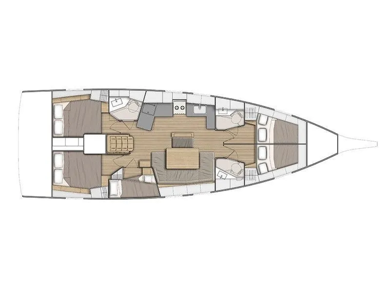 Oceanis 46.1 Kalmi — фотография яхты 5