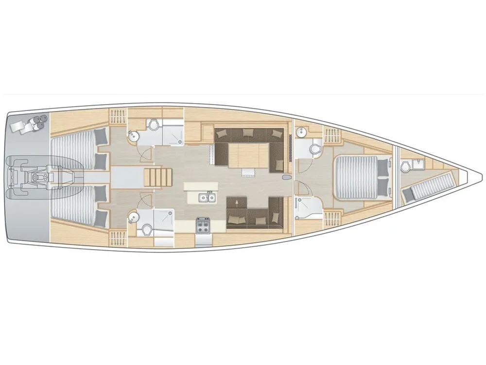 Hanse 588 Eclipse — yacht photo 39