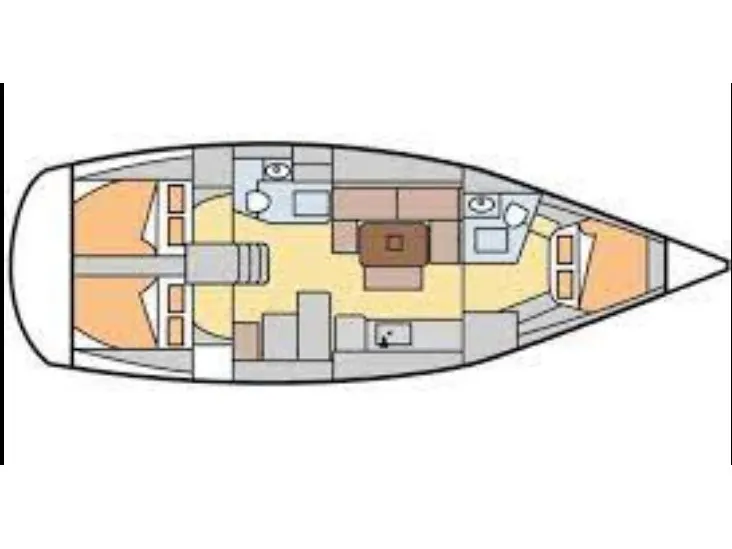 Dufour 405 Grand Large — jahtikuva 2