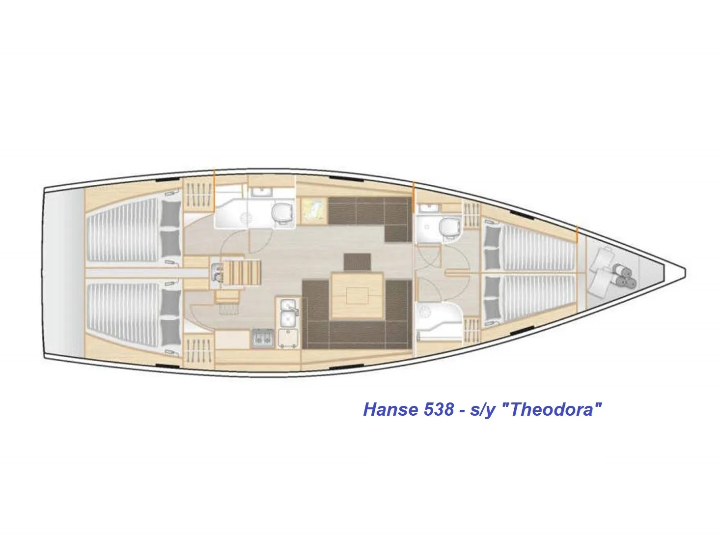 Hanse 458 Theodora — фотография яхты 18