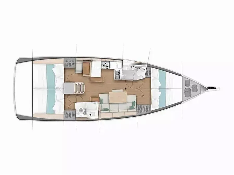 Sun Odyssey 440 Greta — фотография яхты 10