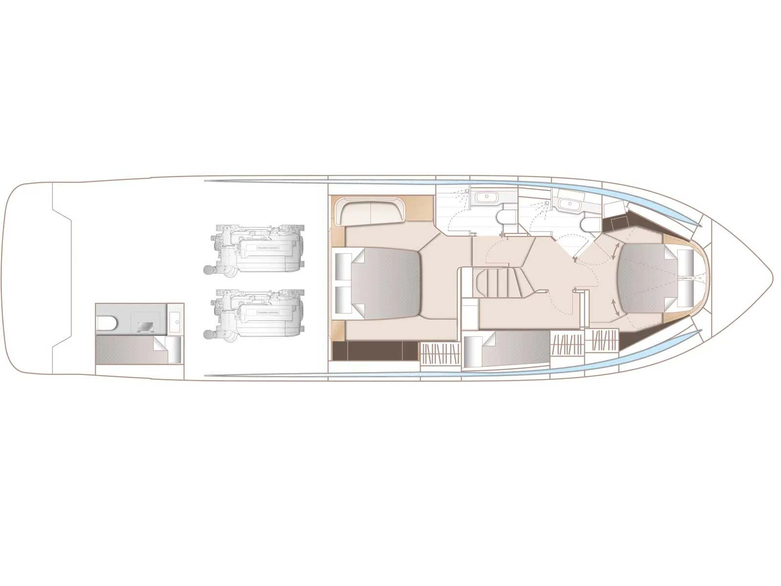 Princess V55 Este 2 — fotografia jachty 8