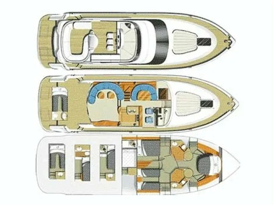 Fairline Squadron 55 Efe Bey E — фотография яхты 10