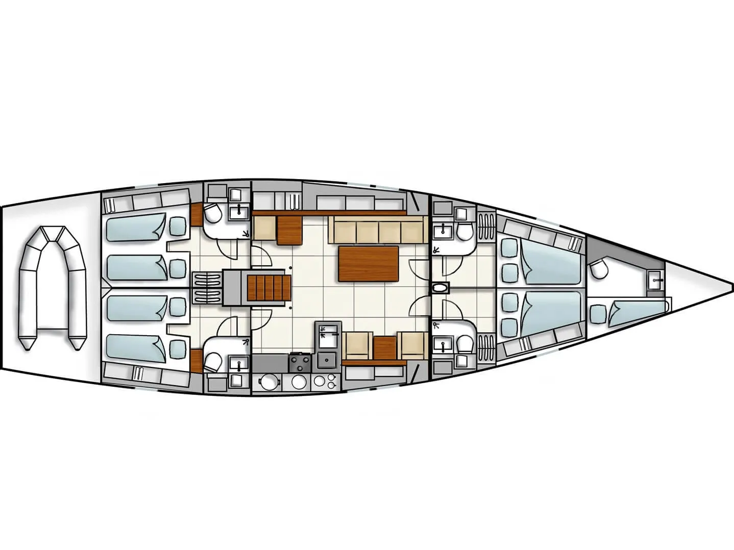 Hanse 540e Yannis 65S — foto dello yacht n. 31