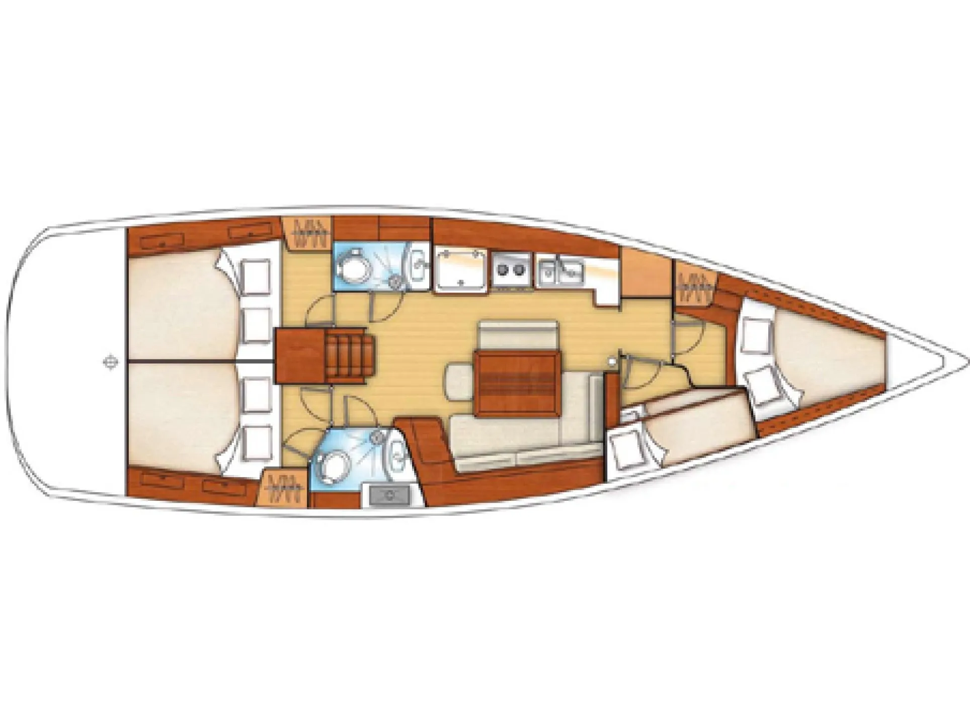Oceanis 43 Soyamaje — фотография яхты 17