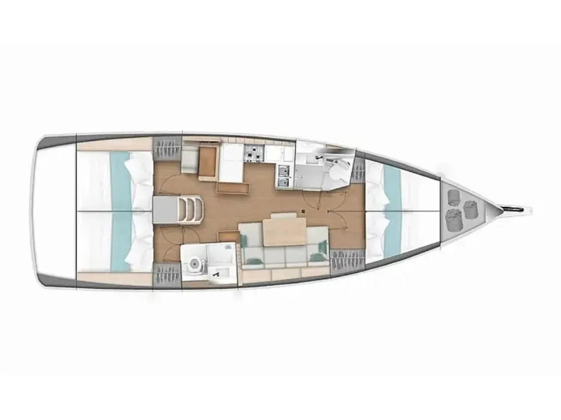 Sun Odyssey 440 LEONA — фотография яхты 3