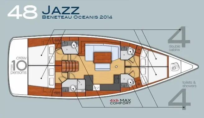 Oceanis 48 Jazz — yacht photo 8
