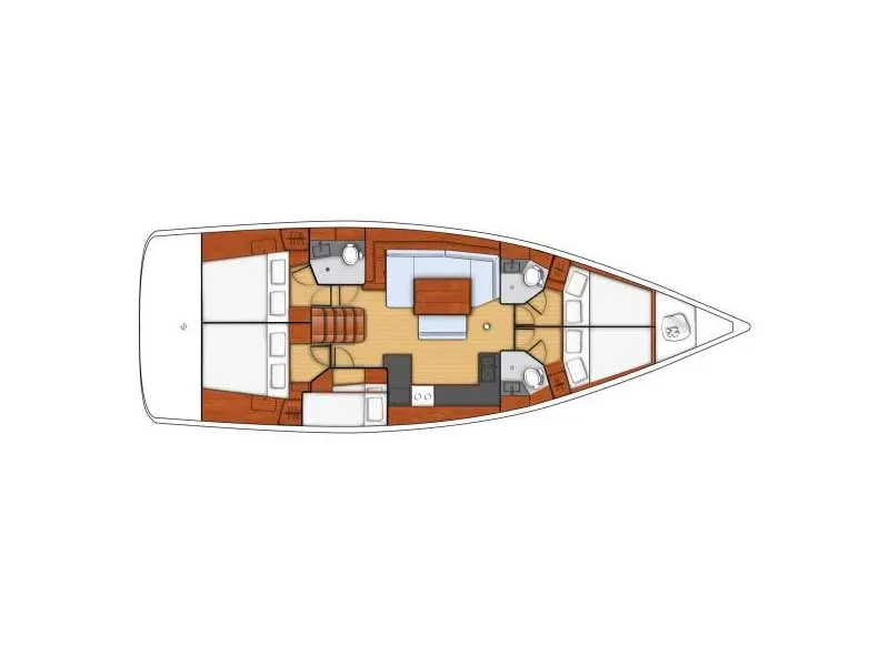 Oceanis 48 Vanitosa — Yachtfoto 2