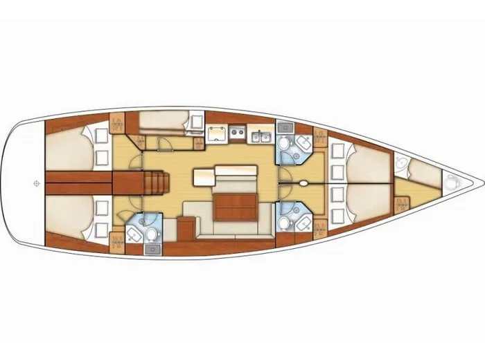 Oceanis 50 SŪENO — фотография яхты 11
