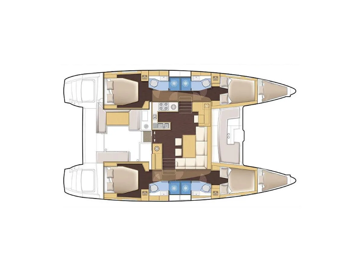 Lagoon 450 Fly Diva — фотография яхты 20