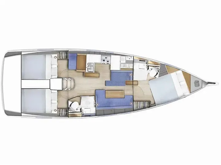 Sun Odyssey 410 Anda — фотография яхты 3