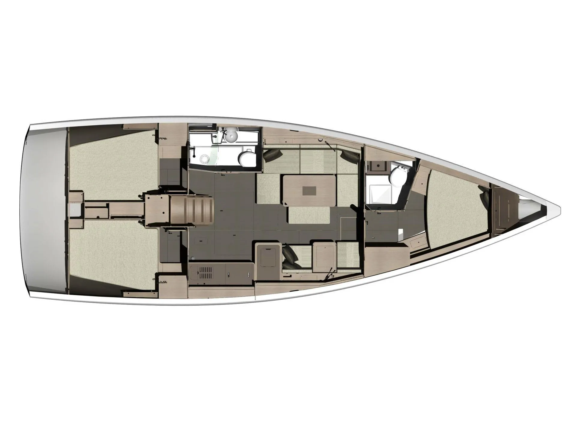 Dufour 412 Grand large AINA — fotografia jachty 2