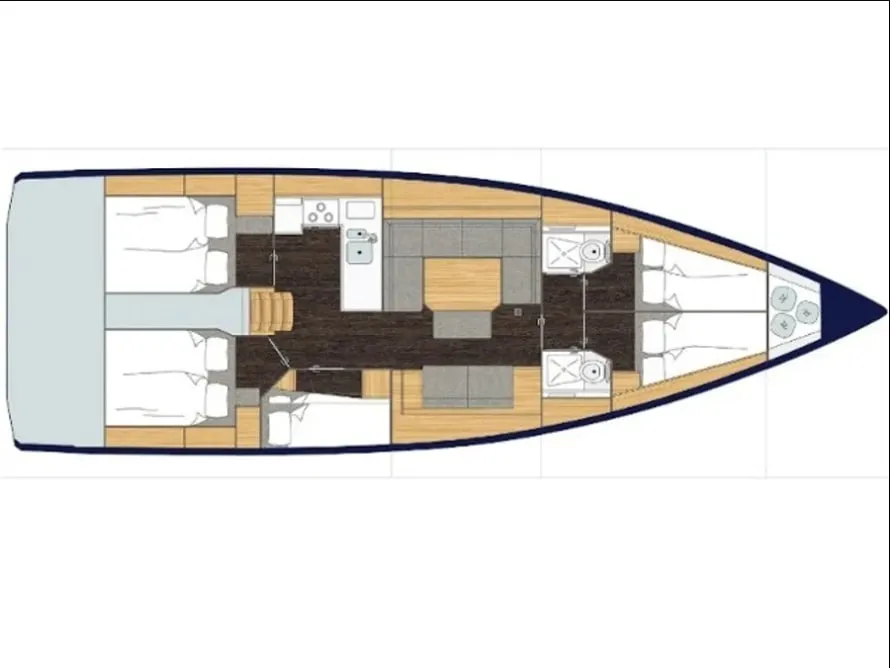 Bavaria C45 AF-C4521SP — fotografia jachty 2