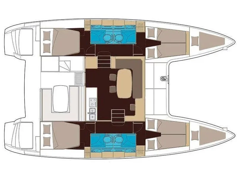 Lagoon 400 S2 Esmeralda — foto dello yacht n. 4