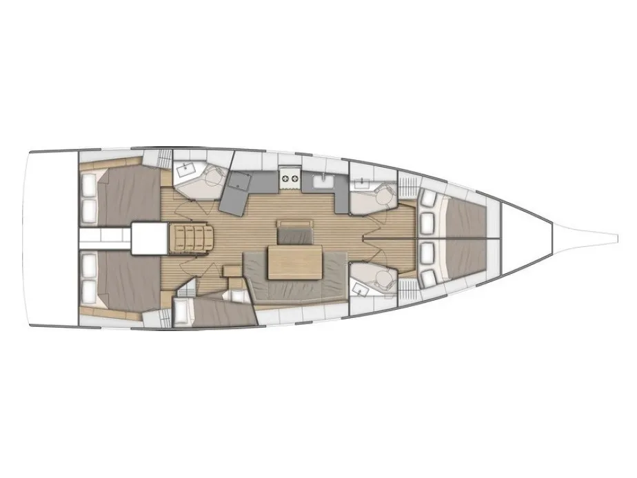 Oceanis 46.1 Alke - Standard line — фотография яхты 5
