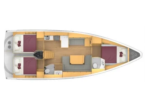 Bavaria C42 Maia — фотография яхты 4