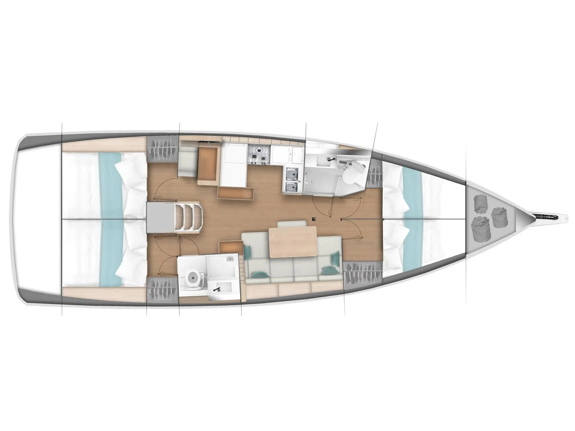 Sun Odyssey 440 XOXO — yacht photo 2