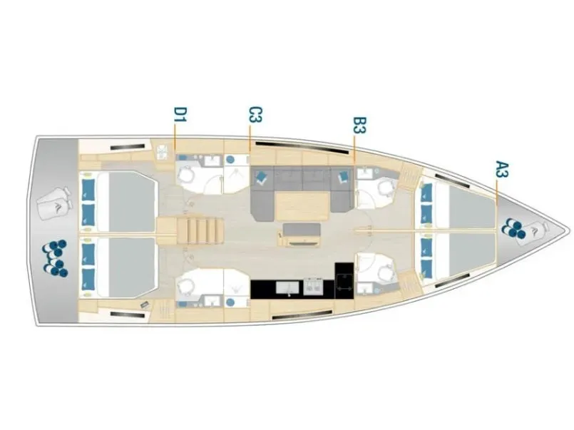 Hanse 460 Okeanida — фотография яхты 5