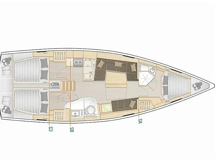 Hanse 418 Themisto — фотография яхты 4
