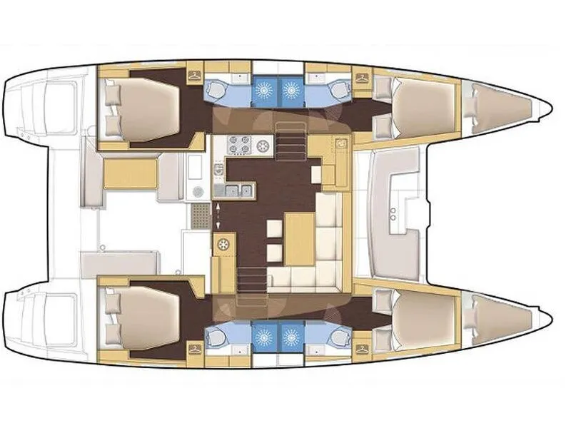Lagoon 450 Fly Hydra VIII — Yachtfoto 11