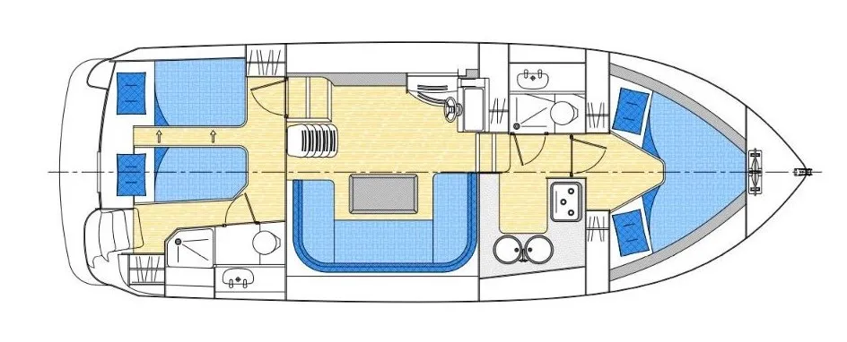 Europa E.300 Cruiser Premium 4/6 Pers. — jahtikuva 2