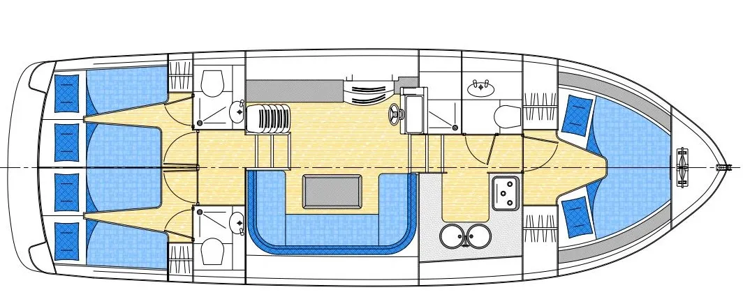 Europa E.500 Cruiser Premium 6/8 Pers. — jahtikuva 2