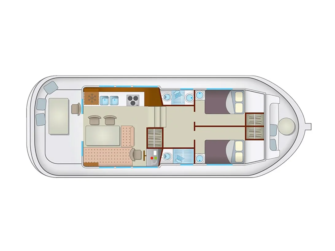 Pénichette 1120 Pénichette Comfort 4/6 Pers. — yacht photo 2