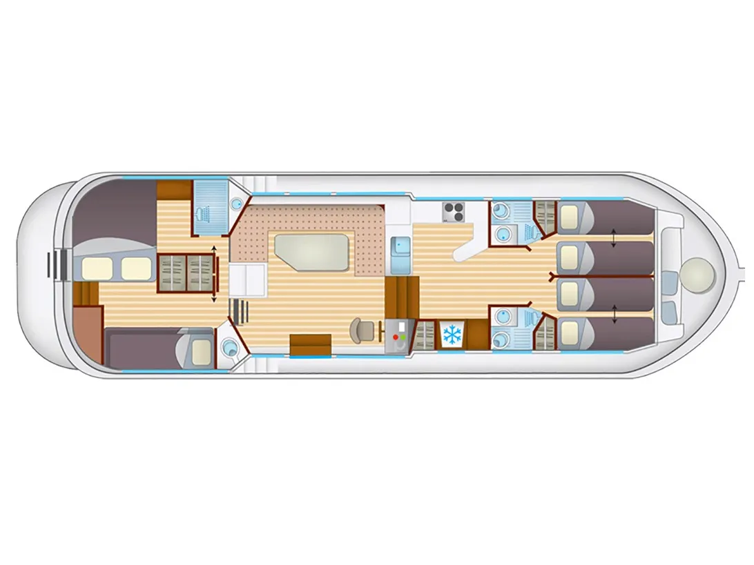 Pénichette 1400 Pénichette Comfort 8/9 Pers. — yacht photo 2
