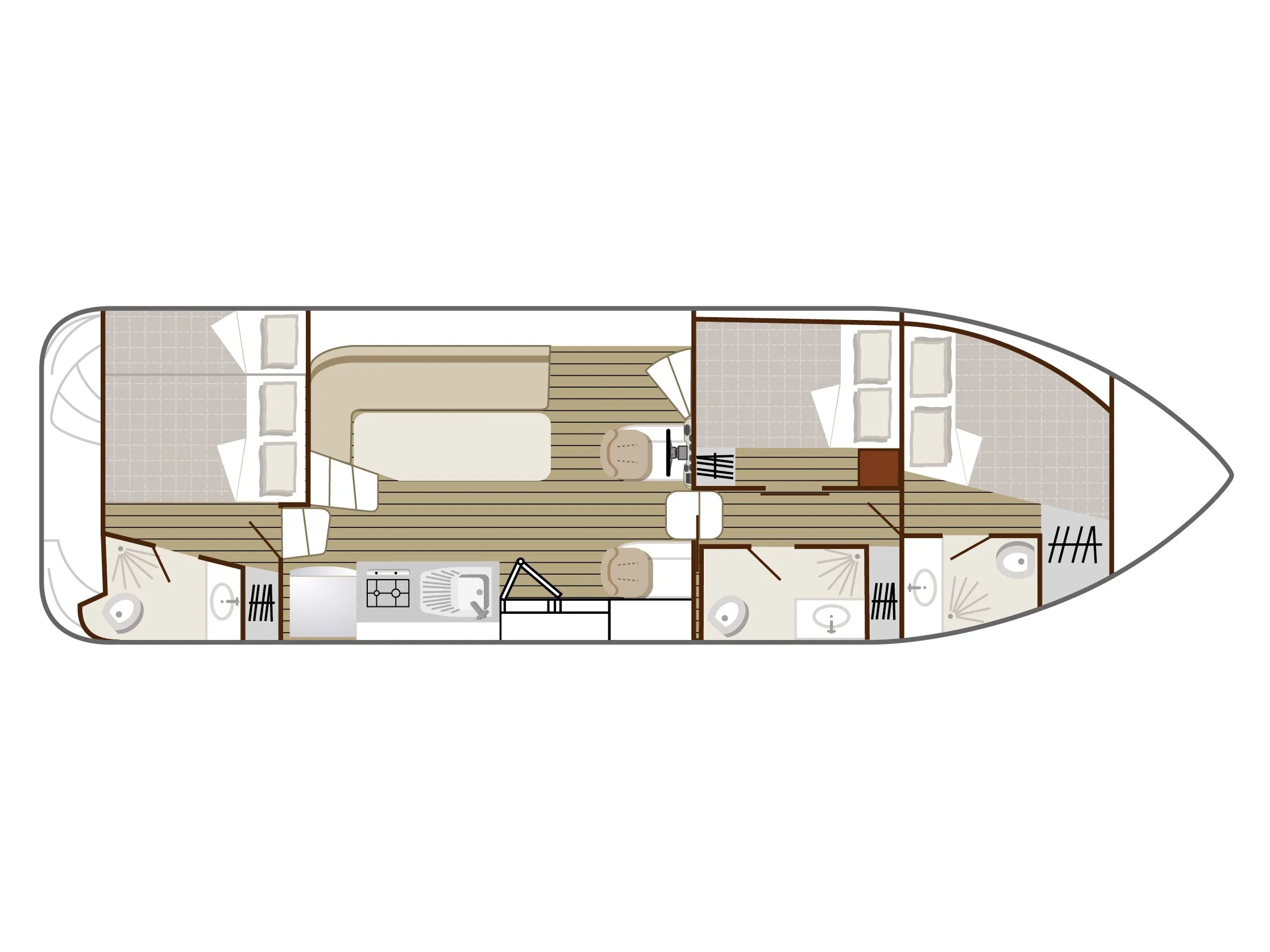 Nicols Confort 1100 Cruiser Comfort 6/9 Pers. — yacht photo 2