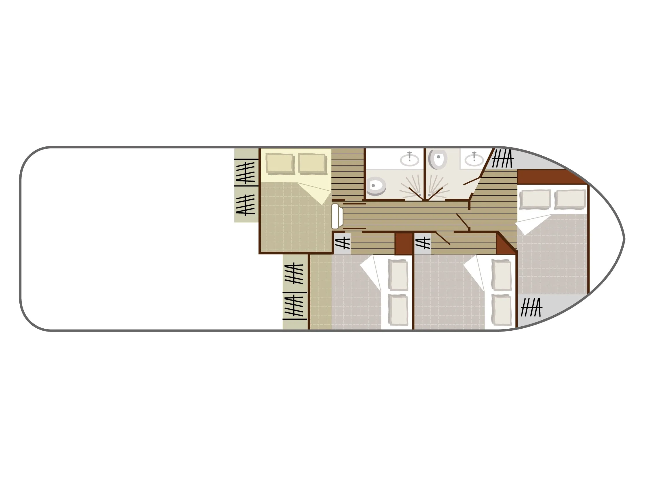 Nicols Sedan 1160 Cruiser Comfort 8/10 Pers. — jachtfoto 2