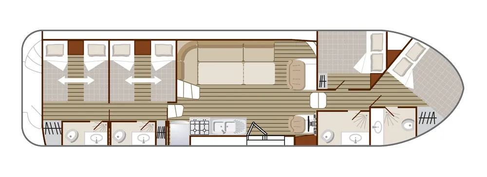 Nicols Confort 1350 Cruiser Comfort XL 8/10 Pers. — foto dello yacht n. 2