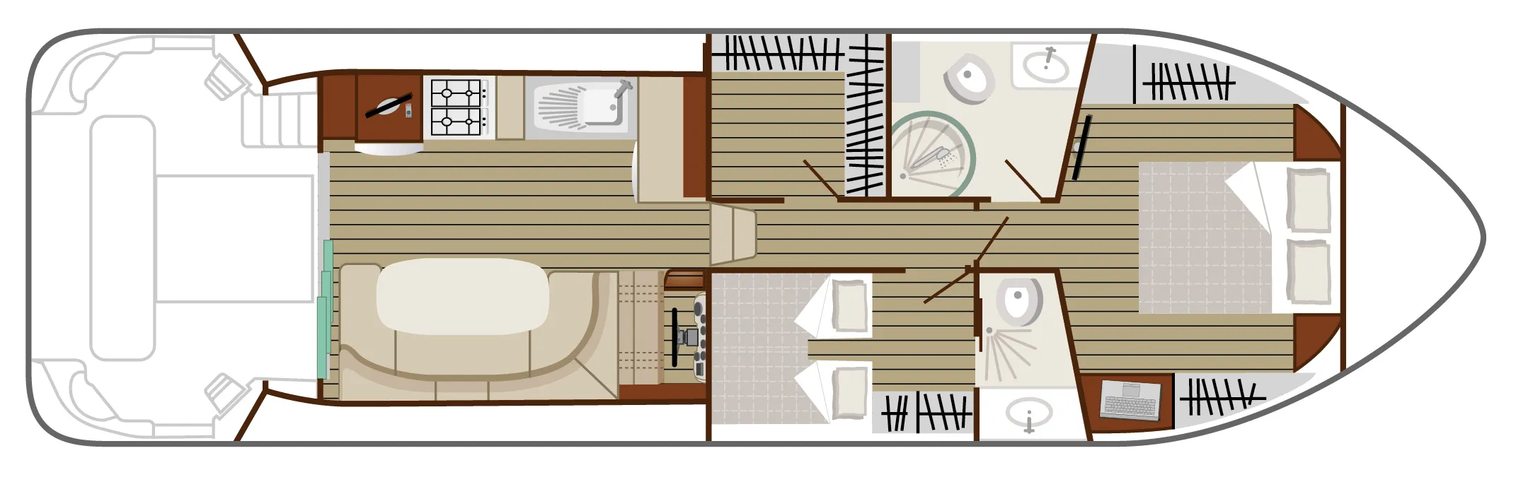 Nicols Estivale Sixto Prestige C Cruiser Premium 4/6 Pers. — yachtbilde 3