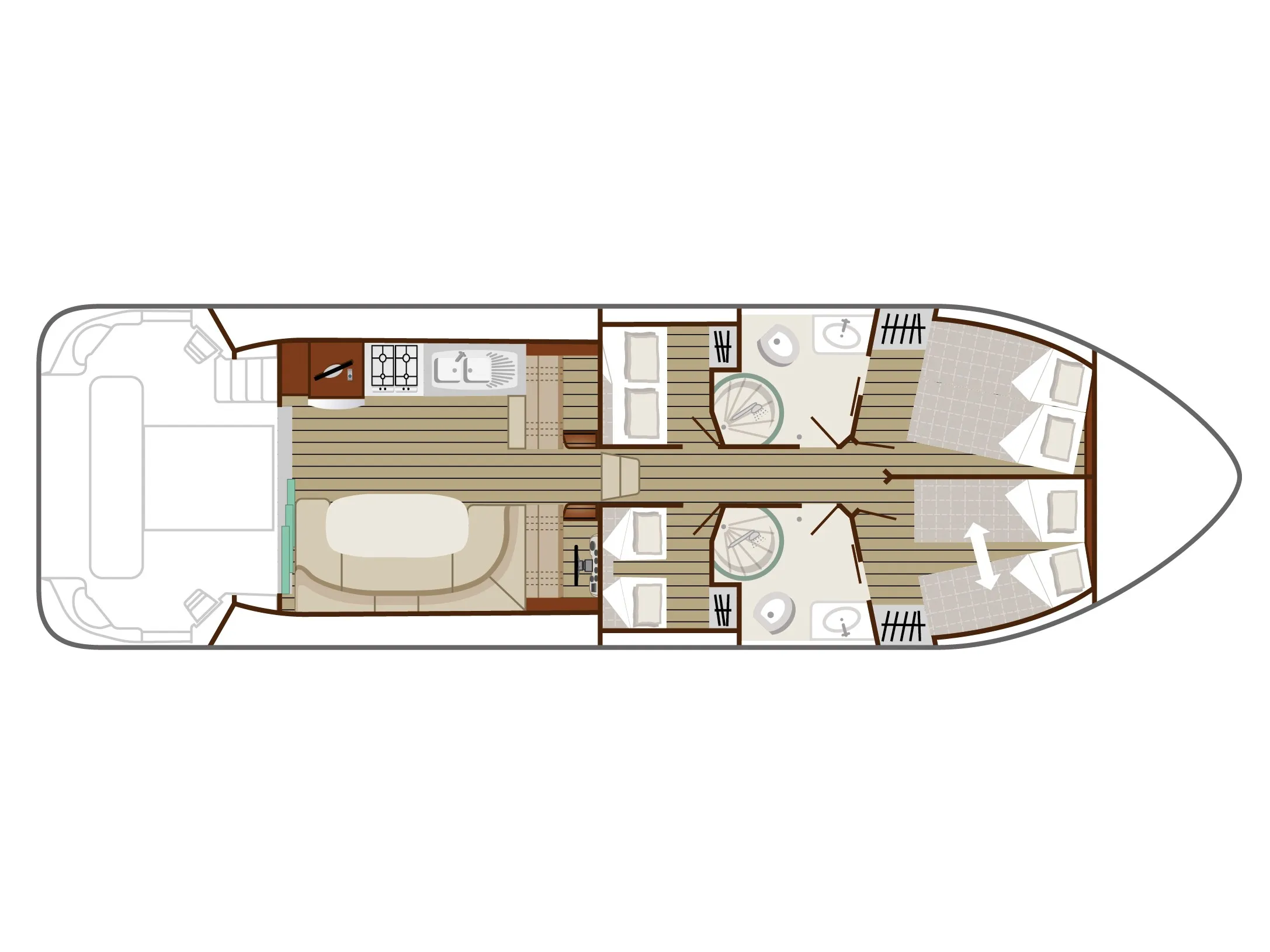 Nicols Estivale Octo Cruiser Premium 8/10 Pers. — yacht photo 2