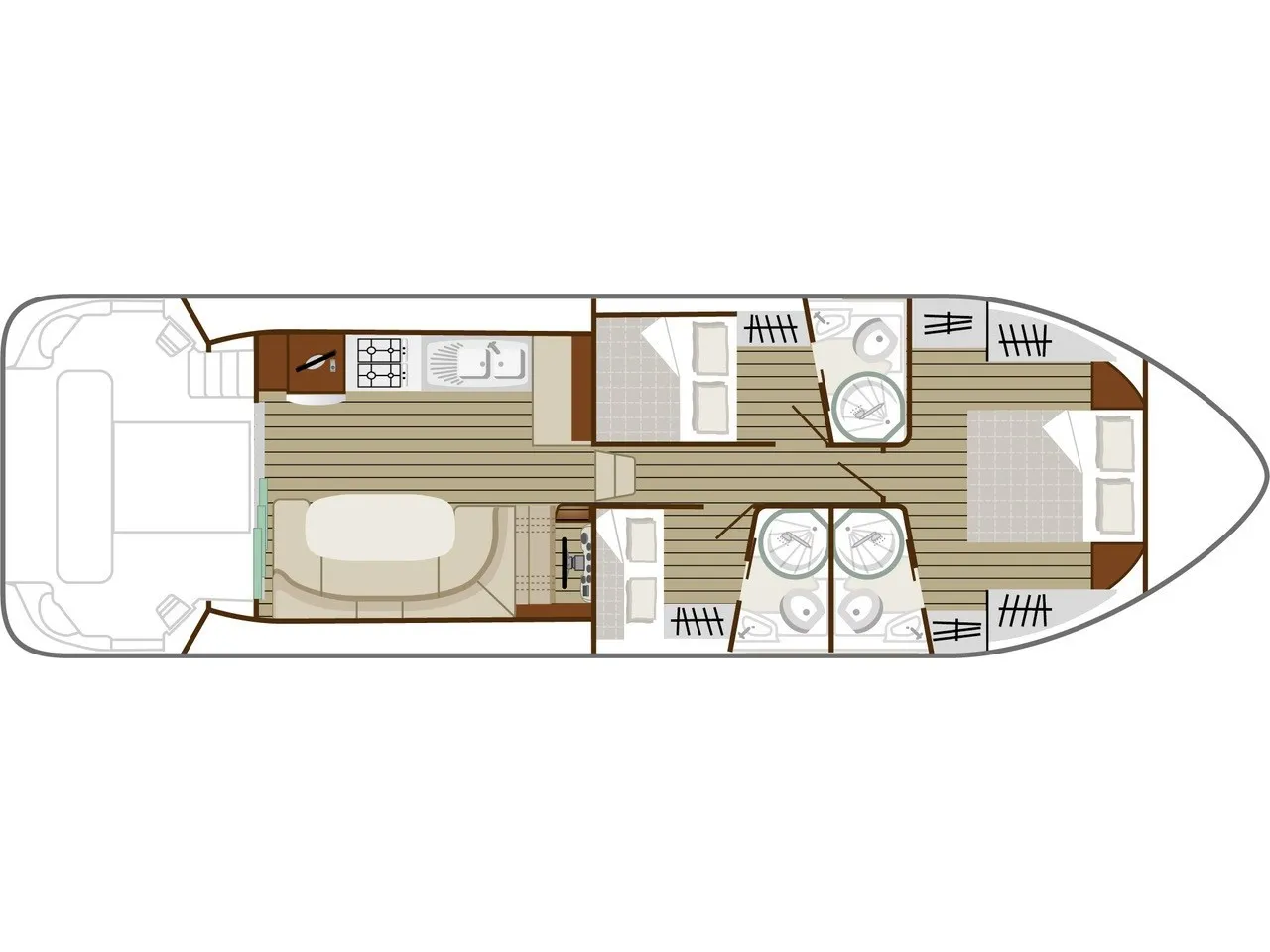 Nicols Estivale Sixto+ Cruiser Premium 6/8 Pers. — yachtbilde 2