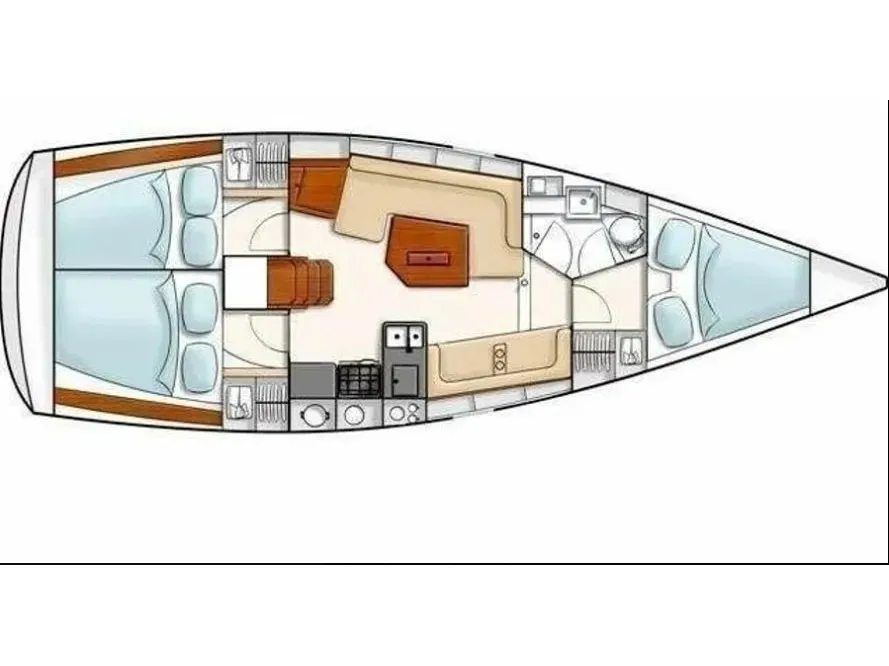 Hanse 350 AF-H350 — jahtikuva 2
