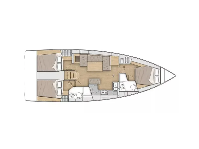 Oceanis 40.1 Gia — фотография яхты 14