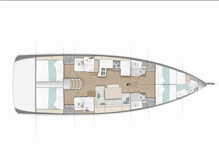 Sun Odyssey 490 Comfort — foto dello yacht n. 2
