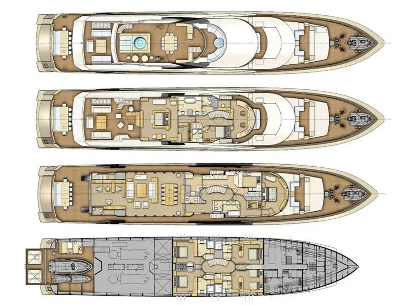 Luxury Motor Yacht La Pellegrina 1 — yacht photo 2