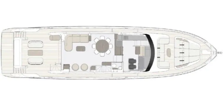 Azimut 82 Fly Balance Šibenik — yachtbilde 9