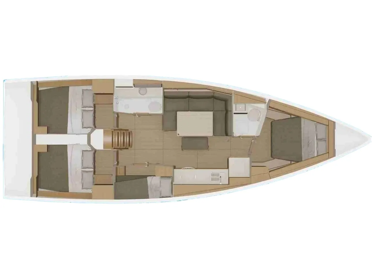Dufour 430 Sanluis Blues — jahtikuva 3