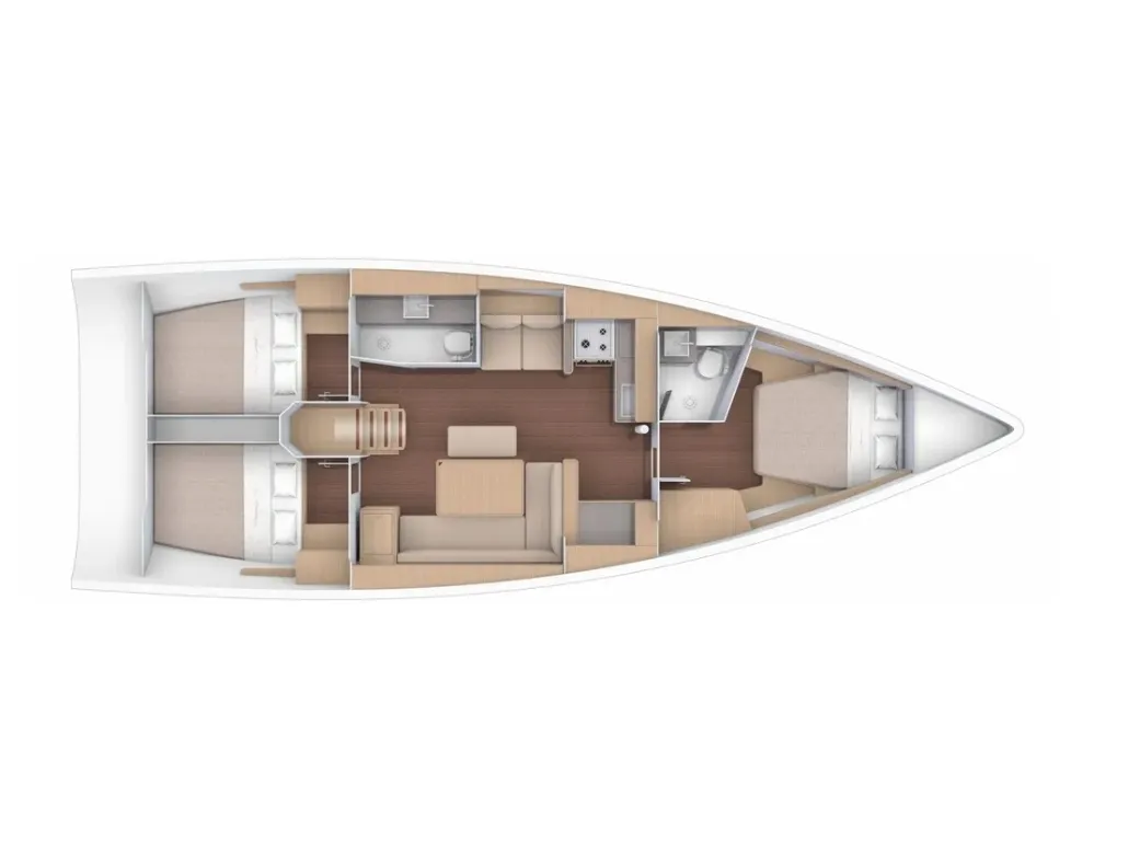 Dufour 430 Panarea — фотография яхты 3